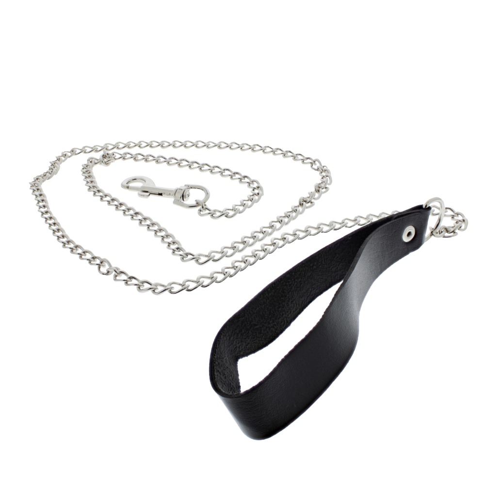 Zac's Alter Ego - Spike with Detachable Chain Strap Choker - Zwart